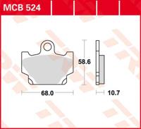 TRW Remblokken, en remschoenen voor de moto, MCB524 Allround organisch