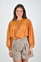 Forte_Forte blouse 12411 caramel Forte_Forte blouse 12411 caramel