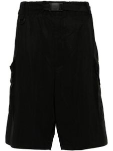 Y-3 short en serge à poches cargo - Noir