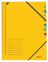 Sorteermap Leitz 7 tabbladen karton geel - thumbnail