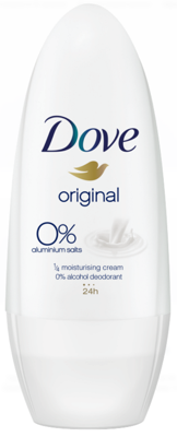 Dove Original 0% Deodorant Roller Dove Original 0% Deodorant Roller
