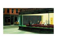 Kunstdruk Edward Hopper Nighthawks 40x30cm