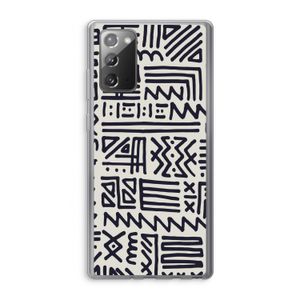 Marrakech print: Samsung Galaxy Note 20 / Note 20 5G Transparant Hoesje