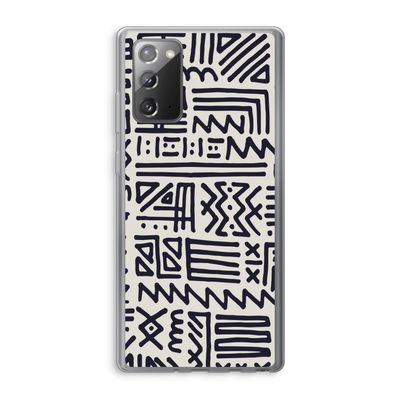 Marrakech print: Samsung Galaxy Note 20 / Note 20 5G Transparant Hoesje