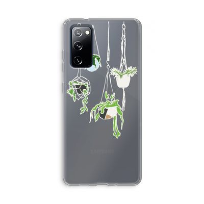 Hang In There: Samsung Galaxy S20 FE / S20 FE 5G Transparant Hoesje
