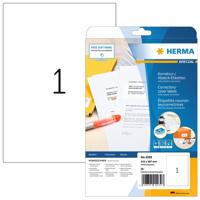 Etiket herma 4230 210x297mm a4 correctie wit 25st | 32 stuks