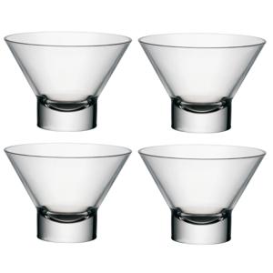 IJs/sorbet coupes op voet - set 6x - glas - 370 ml