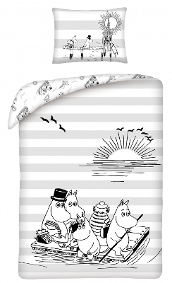 Moomin Dekbedovertrek Sunrise 140 x 200 cm (50 x 70 cm) Moomin Dekbedovertrek Sunrise 140 x 200 cm (50 x 70 cm)