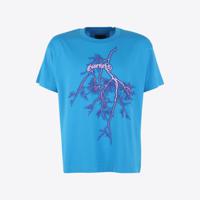 T-shirt Felblauw Boxy