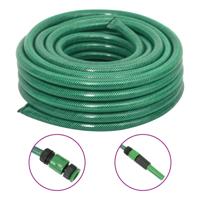 VidaXL Tuinslang met koppelingsset 0,75&apos;&apos; 10 m pvc groen