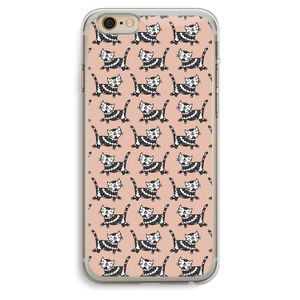 Zwarte poes: iPhone 6 Plus / 6S Plus Transparant Hoesje