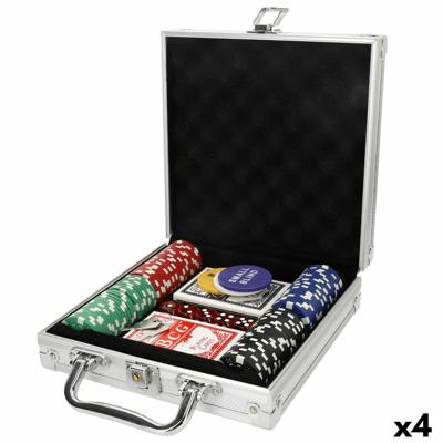Pokerset Colorbaby 110 Onderdelen 4 Stuks