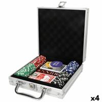 Pokerset Colorbaby 110 Onderdelen 4 Stuks