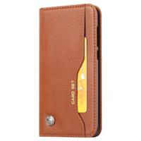 Knead huidtextuur horizontaal Flip lederen case voor Huawei Honor 9 Lite/Honor 9i met foto frame & houder & kaartsleuven & portemonnee (bruin)