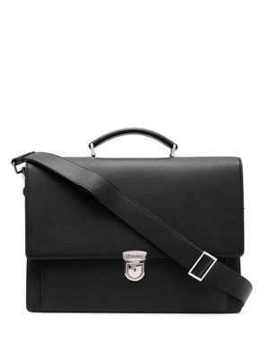 Aspinal Of London porte-documents City Laptop en cuir - Noir