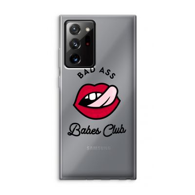Badass Babes Club: Samsung Galaxy Note 20 Ultra / Note 20 Ultra 5G Transparant Hoesje