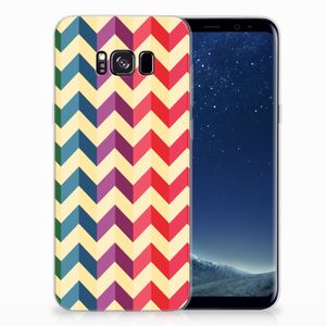 Samsung Galaxy S8 Plus TPU bumper Zigzag Multi Color