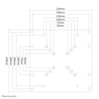 Neomounts VESA-adapter Geschikt voor serie: Universeel Zilver - thumbnail