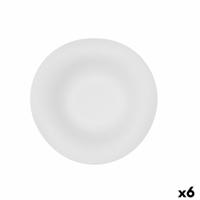 Pastabord Bidasoa Fosil Wit Keramisch 21,9 x 21,3 x 6,8 cm (6 Stuks)