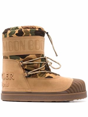 Palm Angels x Moncler x Palm Angels bottines Shedir - Marron
