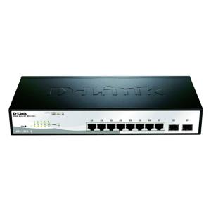 D-Link DGS-1210-10 Managed L2 Gigabit Ethernet (10/100/1000) 1U Zwart, Grijs