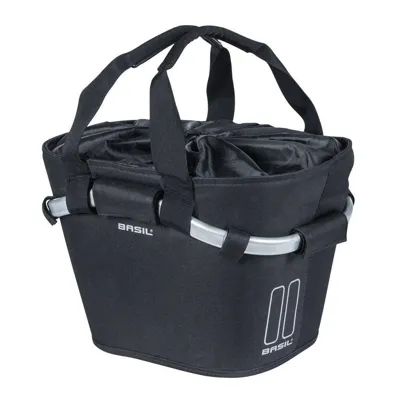 Fietsmand Basil Classic Carry All Front 15 Liter - Zwart
