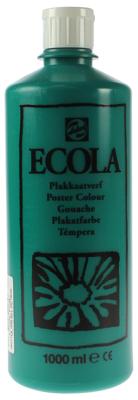 Talens Ecola plakkaatverf flacon van 1000 ml, donkergroen