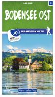 Wandelkaart 3 Bodensee Ost | Kümmerly & Frey