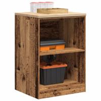 Garagekast 60x51x85 cm massief grenenhout oud hout