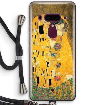 Der Kuss: HTC U12+ Transparant Hoesje met koord