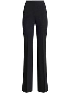 ETRO pantalon de tailleur à coupe évasée - Noir