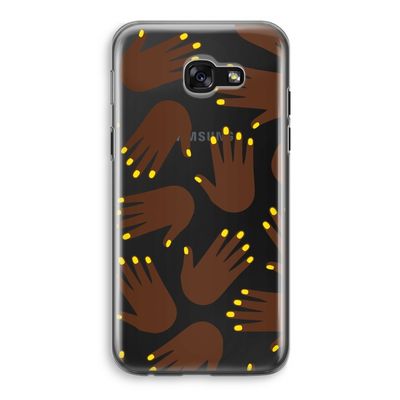 Hands dark: Samsung Galaxy A5 (2017) Transparant Hoesje