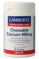 Lamberts Calcium 400mg + Vitamine D Kauwtabletten