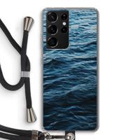 Oceaan: Samsung Galaxy S21 Ultra Transparant Hoesje met koord - thumbnail
