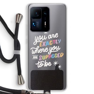 Right Place: Xiaomi Mi Mix 4 Transparant Hoesje met koord