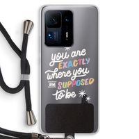 Right Place: Xiaomi Mi Mix 4 Transparant Hoesje met koord