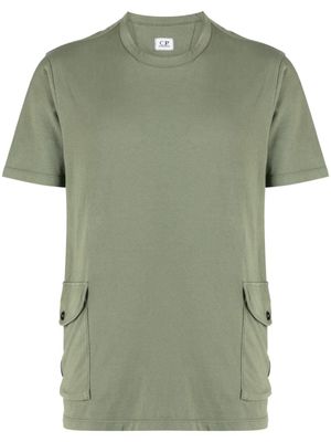 C.P. Company t-shirt en coton à poches cargo - Vert