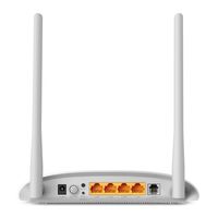 TP-LINK TD-W8961N draadloze router Fast Ethernet Single-band (2.4 GHz) Grijs, Wit - thumbnail