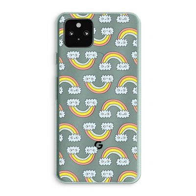 Regenboog: Google Pixel 5a 5G Transparant Hoesje