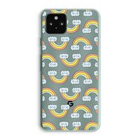Regenboog: Google Pixel 5a 5G Transparant Hoesje