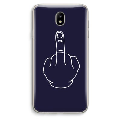 F**k U: Samsung Galaxy J7 (2017) Transparant Hoesje
