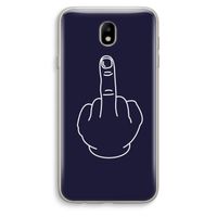 F**k U: Samsung Galaxy J7 (2017) Transparant Hoesje