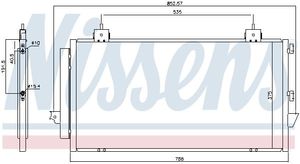 Condensor, airconditioning 94741