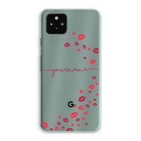 Kusjes: Google Pixel 5a 5G Transparant Hoesje
