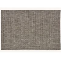 1x Rechthoekige placemats lurex bruin/goud kunststof 45 x 30 cm - thumbnail