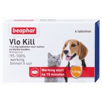 Beaphar Vlo Kill (tot 11 kg) kat en hond 12 tabletten - thumbnail