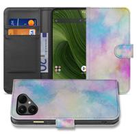 Portemonnee Hoesje Fairphone 6 | Watercolor Light Pastel Waterverf Met Pasjeshouder