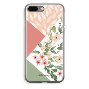 Sweet heaven geometrics: iPhone 8 Plus Transparant Hoesje