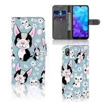 Huawei Y5 (2019) | Telefoonhoesje | Met pasjeshouder | Hondjes