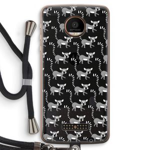 Makis: Motorola Moto Z Force Transparant Hoesje met koord